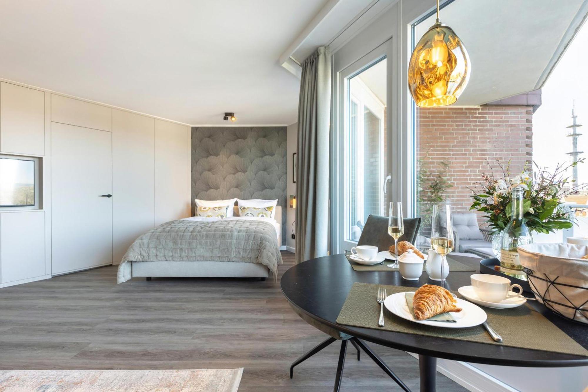 Neu! Ferienwohnung Sunset Loft Wohlfuehlatmospaehre Mit Weitblick In Westerland Sylt Buitenkant foto